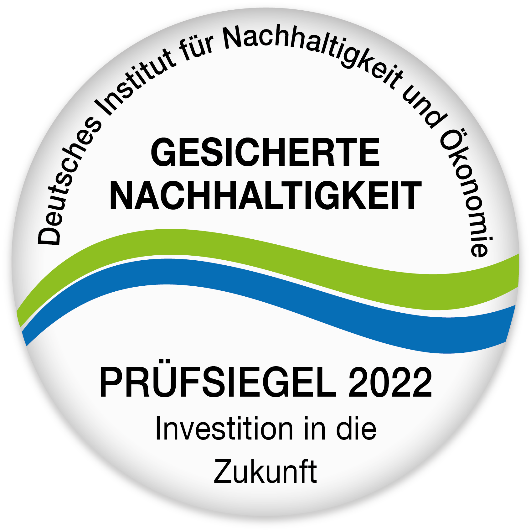 Siegel 2022 für Nachhaltigkeit - Deutsch